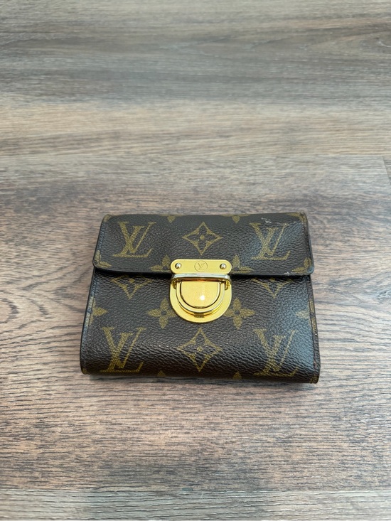 Louis Vuitton Accessories - Louis Vuitton Monogram Koala Compact Wallet Gold Hardware Authentic C40055